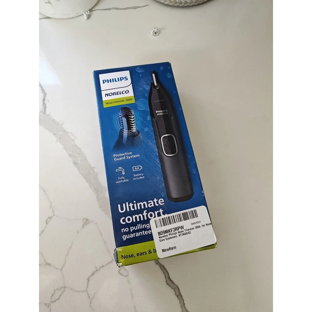 Philips Norelco‎ Nose Ear Eyebrow Trimmer NT3600/62 Washable NEW